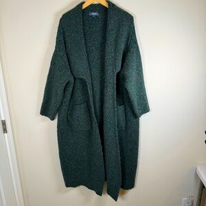 Modcloth Dark Green Cardigan Sweater
